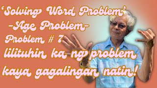 Solving word problems in Algebra involving ages Easy way to solve word problems involving ages [upl. by Sumerlin]