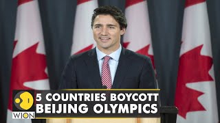 Canada joins US UK amp Australia in diplomatic boycott of Beijing Olympics 2022 Winter Olympics News [upl. by Nylikcaj]