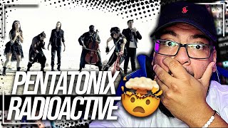 Radioactive  Pentatonix amp Lindsey Stirling Imagine Dragons cover REACTION [upl. by Harikahs412]