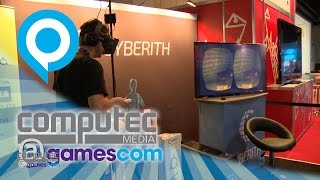 Cyberith Virtualizer ausprobiert  Gamescom 2014 [upl. by Lurie]