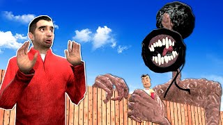 SIREN HEAD IS ATTACKING MY FORT Garrys Mod [upl. by Sined]