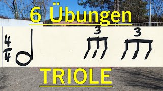 6 Übungen zur Triole  Wie zähle ich eine Triole Musikunterricht mit Herrn Müller Lektion 036 Fulda [upl. by Olinde]