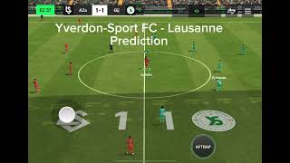 Raiffeisen Super League 🇨🇭 YverdonSport FC  Lausanne  Prediction Matchday 2 [upl. by Lacefield]