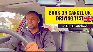 Book and Cancel Practical Driving Test UK [upl. by Dnartreb]