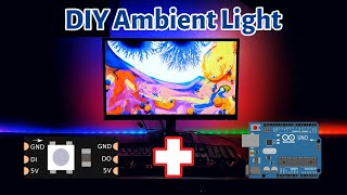 DIY Ambient Light WS2812bArduino [upl. by Sew]