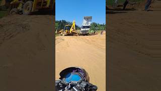 💥Tata signa old model dumper jcb Loader workon💥 viralshort trending travel funny tractor kids [upl. by Amabel]