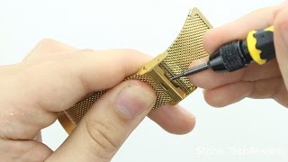 Tutorial How to Adjust a Mesh  Milanese Watch Band [upl. by Stanley342]