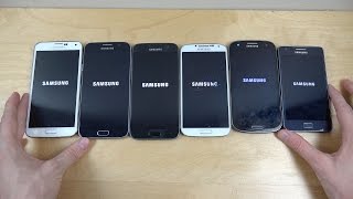 Samsung Galaxy S7 vs S6 vs S5 vs S4 vs S3 vs S2  Which Is Faster [upl. by Ellicott764]