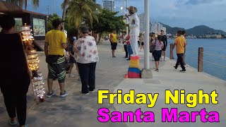 Santa Marta Colombia is the Place to Be on Friday Nights [upl. by Shorter]