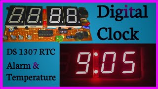 Digital Clock  RTC Digital Clock  Seven Segment LED Clock with RTC  How to Make Digital RTC Clock [upl. by Ayal]