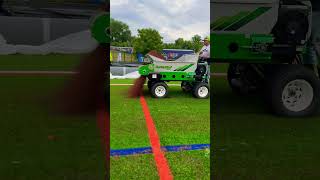 Spread coconut husks with the 415SP artificialturf syntheticturf [upl. by Faith]