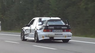 MercedesBenz 190E 25 16V EVO II  In action on the Nürburgring [upl. by Atikehs]