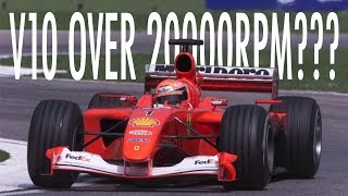 What would a V10 F1 engine sound like above 20K RPM [upl. by Malet]