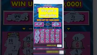 MULTIPLIER 500000 BLAST newyorklottery scratchofftickets shorts money profit fun [upl. by Katt401]