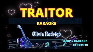 TRAITOR Olivia Rodrigo KARAOKE Version karaoke song music singalong [upl. by Hessler61]