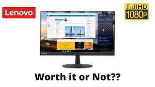 Lenovo L24q30 238inch QHD Monitor Review [upl. by Sirotek]