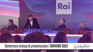 Festival di Sanremo 2023  GIANNI MORANDI interviene durante la conferenza stampa di presentazione [upl. by Buffum]