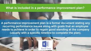 An introduction of Performance Improvement Plan Template [upl. by Giuliana]