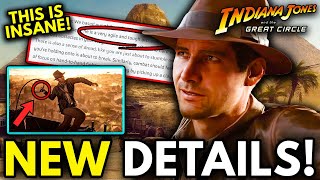 Indiana Jones and the Great Circle NEW Gameplay Story amp Combat Details REVEALED [upl. by Nirehtak842]