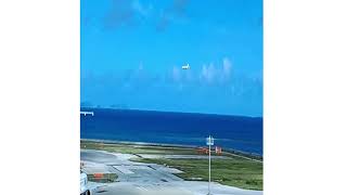 Airport on Seashore Naha airport  plane landing [upl. by Loni795]