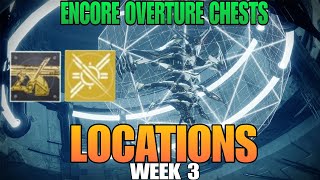 All quotEncore Codaquot Secret Chests Week 3 Exotic Secret Chests and NES009 Specimen Destiny 2 [upl. by Lilahk]