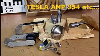 Reell to Reell Magnetophone Parts  Rollers and TESLA ANP 954 ERASE HEAD [upl. by Emmer]