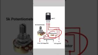 lm317 voltage regulator circuit diagram [upl. by Hillary]