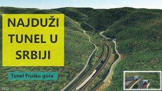 Fruškogorski koridor Tunel Iriški Venac Deonica Novi Sad  Ruma [upl. by Htezil]