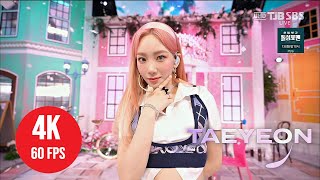 4K LIVE  Taeyeon  Weekend Comeback  210711 SBS Inkigayo [upl. by Firman]