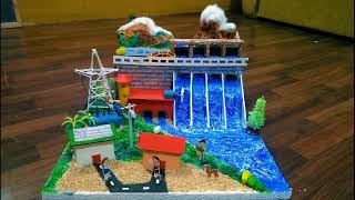 Hydroelectric Power Dam Model  Green Energy  Hydro Power  School Project [upl. by Roxanna252]