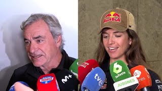 Carlos Sainz y Cristina Gutiérrez regresan a España como campeones del Rally Dakar 2024 [upl. by Cleodel]