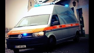 NOWOŚĆ Pokaz VW T6 z Pogotowia Gazowego w Łańcucie [upl. by Eanel575]