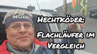 Meine LIEBLINGSKÖDER auf HECHT im Flachen [upl. by Lledra]