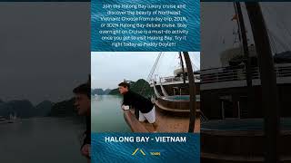 Join the Halong Bay luxury cruise and discover the beauty of Northeast Vietnam [upl. by Nerot]