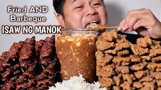 ISAW NG MANOK  FILIPINO STREETFOOD  MUKBANG PHILIPPINES [upl. by Feodora]