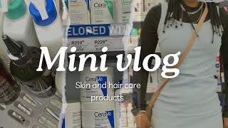 MINI VLOG CERA VE SKIN CARE PRODUCTS  NATIVE CHILD HAIR CARE PRODUCTSCLICKSWOOLWORTHS [upl. by Truelove685]