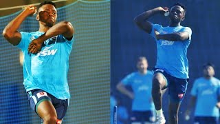 Kagiso Rabada Bowling action in slow motion  Kagiso Rabada bowling compilation [upl. by Enyawad]