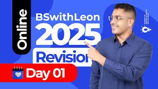 2025 BS Revision day 1  BSwithLeon  English Medium [upl. by Liddy100]