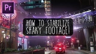 How to Fix Shaky Video in Premiere Pro with Warp Stabilizer Effect Tutorial [upl. by Robert]