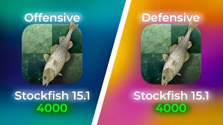 Defensive Stockfish vs Offensive Stockfish [upl. by Tully]