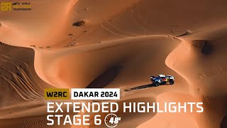 Extended Highlights  Stage 6 pt1  Dakar 2024  W2RC [upl. by Meerek170]