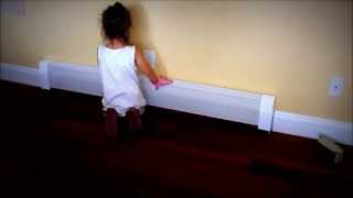 Baseboarders®  Installation By A Four Year Old [upl. by Udale]