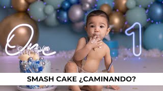 UN SMASH CAKE ¿CAMINANDO  Smash Cake 🎂👶🏼 [upl. by Tegirb]