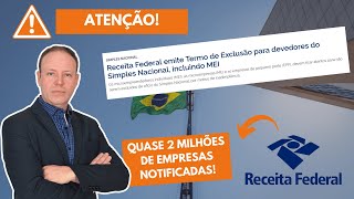 🚨RECEITA FEDERAL NOTIFICA MEI E EMPRESAS DO SIMPLES NACIONAL [upl. by Glanti]