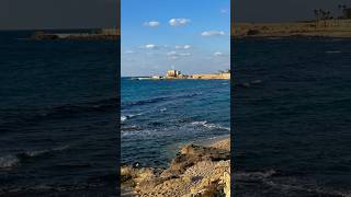 Israel  Beautiful beach in Caesarea National Park before the 2024 War 【以色列美丽的该撒利亚海景】 [upl. by Eustasius]