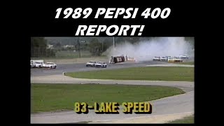 1989 PEPSI 400 REPORT SPEEDWEEK NASCAR [upl. by Nazler]