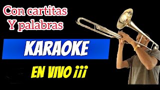 karaoke con cartitas y palabras [upl. by Haiasi]