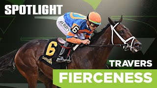 2024 Travers Stakes Spotlight  Fierceness [upl. by Aicilaana]