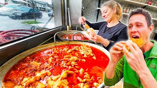 Portugal Street Food 🇵🇹 KING OF SANDWICHES  Portuguese Food Tour in Porto [upl. by Aneryc]