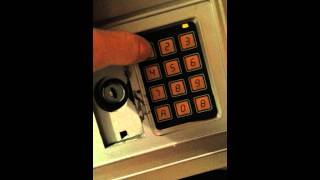 How to reset code on an electronic safe [upl. by Tresa]